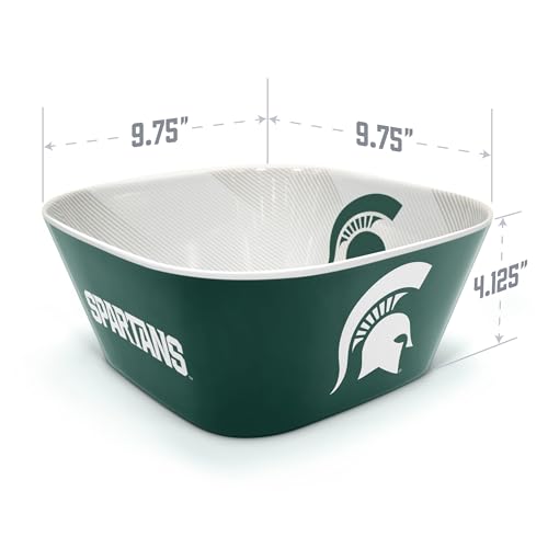 Image of YouTheFan NCAA Michigan State Spartans Large Party Bowl