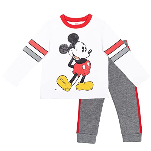 Image of Disney T-Shirt and Fleece Pants Outfit Set Infant to Big Kid Sizes (12 Months - 18-20)