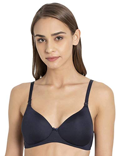 Image of Jockey 1819 Women's Wirefree Padded Microfiber Nylon Elastane Stretch Full Coverage Multiway Styling T-Shirt Bra with Magic Under