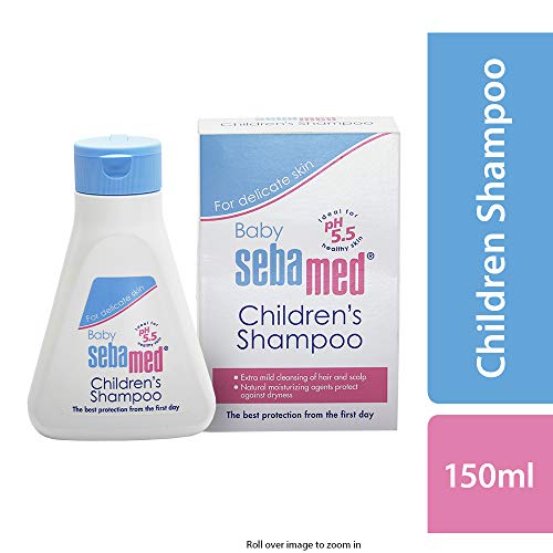 Image of SYGA 4 Pcs Baby Milk Bottle Nipple Straw Brush Sponge Nylon Cleaning Brush Cleaner Bottle Tong Set R&Sebamed Baby (Children) Shampoo 150Ml, Multicolor