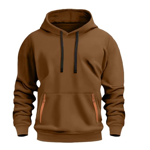 Men Hooded Sweatshirt Casual Long Sleeve Hoodies Pullover Fashion Drawstring Hoodie Workout Hiking with Pocket ﻿