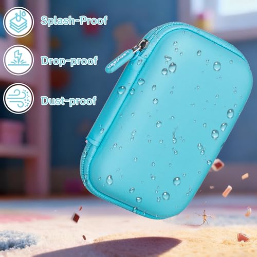 Funda para cámara digital infantil Leayjeen azul miniatura 3