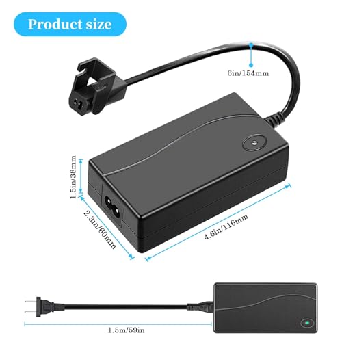 Image of STAIGO Electric Sofa Recliner Transformer Charger or Lift Chair Power adapter 29V 1.8A for Okin Limoss Pride Golden Lazboy Berkline Med-lift+ AC /DC Power Cable