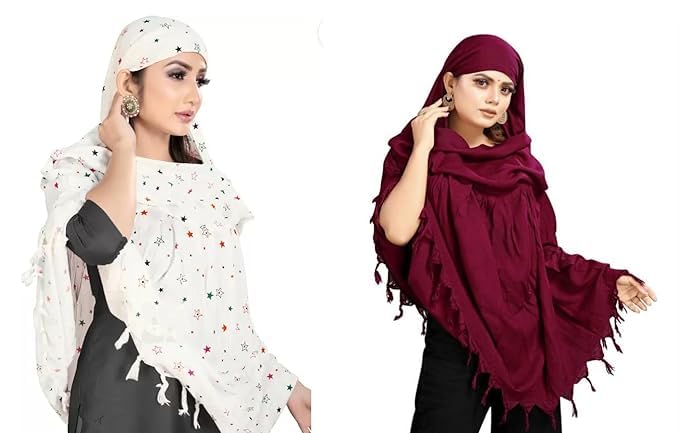 SCARF COMBO Women Cotton Stylish Hand Printed Scarf - Anti Pollution Full Face Cover With UV Sun Rays Protection Scarf-image-37