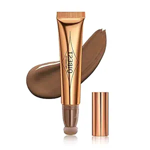 Paminify Contour Beauty Wand,Liquid Milk Contouring with Cushion Applicator,Shading Bronzer Stick Natural Matte Finish,Lightweight Blendable Super Silky Cream Contour Stick,Cruelty-free,Grey