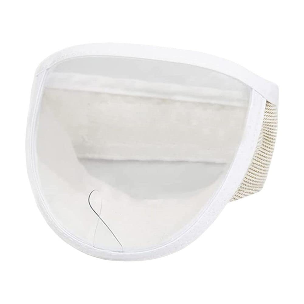 Andy's Orchids Cat Muzzle - Kitten Muzzles, Cat Face Guard for Nail Trimming and Bathing, Transparent Puppy Kitten Prevent Mutual and Biting