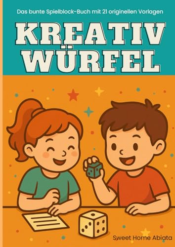 Kreativ Würfelbuch - dein Vorlagenbuch mit 21 verschiedenen Motivseiten