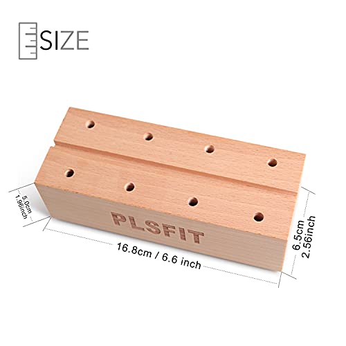 PLSFIT Plastic Bag Drying Rack, Reusable Ziplock Bag Dryer, Baby Bottle Drying Rack Space Saving for Kitchen, Bottle Dryer Rack, Multi-Purpose Wood Drying Rack, Folds for Easy Storage - Image 5