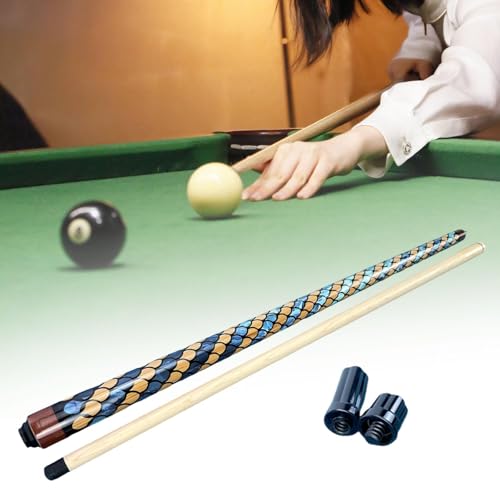 Taco de billar Colaxi madera 145 cm con cabeza 13.5 mm miniatura 6