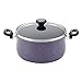 Paula Deen Riverbend Nonstick Cookware Pots and Pans Set, 12 Piece, Lavender Speckle