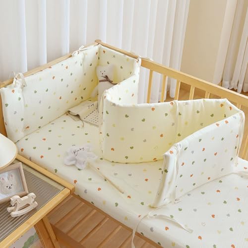 PTKG Barrera Cama NiñOs CojíN Barandilla de Seguridad para NiñOs Alfombra AnticolisióN ProteccióN Integral Almohadilla de Choque CojíN de Borde de AlgodóN Chichonera Plegable,D2,160 * 28cm