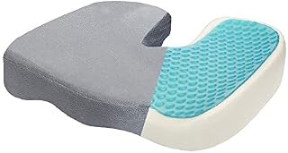 Dr. Flink Tailbone Seat Cushion - Pain Relief Chair Pillow, Cool Gel-Enhanced 100%