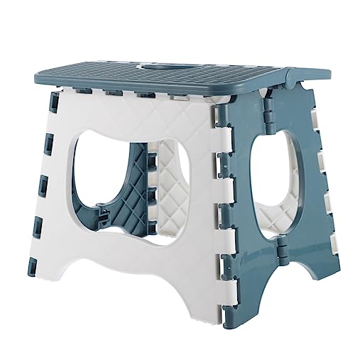 Mobestech Portable Folding Stool for Adults Lightweight Plastic Fishing Chair Compact Outdoor Step Stool for Camping Gardening and Home Use Nordic