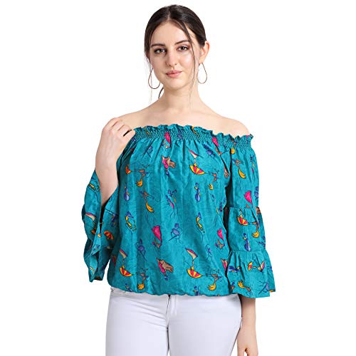 Image of OOMPH! Women's Crepe Off Shoulder Top