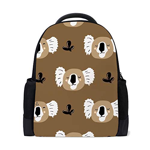 Sac à dos ordinateur portable noir pour étudiants et sac de voyage enfants