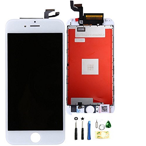 COCOCKA LCD iPhone 6S Plus Screen Replacement LCD Display & Touch Screen Digitizer Assembly for iPhone 6S Plus 5.5inch White with 3D Touch