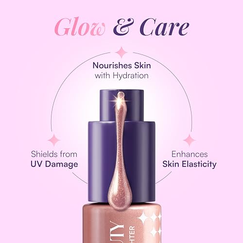 Image of Dream Beauty First Light Liquid Highlighter - LUNARGLOW | Radiant Glow with Dewy, Lightweight Finish | Easy Blend | Long-Stay Illuminator | No Glitter, Just Glow | 10ml