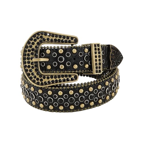 Adult Shinning Waist Belt Luxurious Pin Buckle Waist Belt Adjustable Length Rhinestone Waist Belt For Nightclub