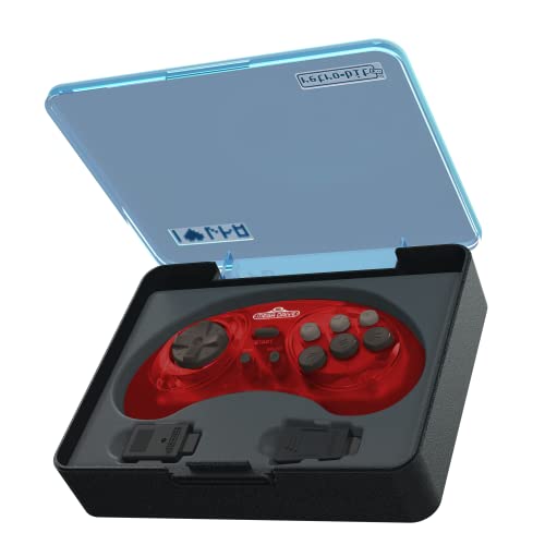Retrobit Sega Mega Drive Manette CRIMSON 8 boutons sans fil 2.4Ghz Dongle USBPort d'Origine Neuf - vue 7