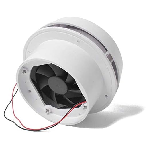 Exhaust Cooling Fan -- MASO Car 12V RV Motorhome Roof Vent Ventilation Cooling Exhaust Fan Noiseless Energy-saving for Homes Trailer Travel Caravan (Fan Shell + Strong Fan)