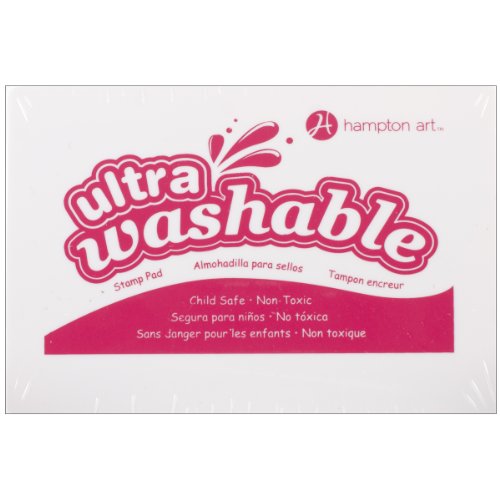 Hampton Art Ultra Washable Stamp Pad-Hot Pink