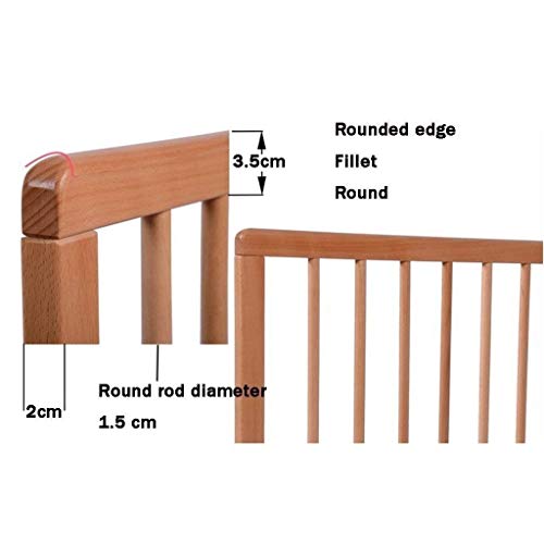Barandilla para cama para niños y bebés con diseño de protección anticaída plegable 3