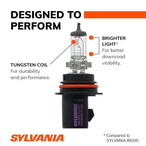 SYLVANIA 9007 XtraVision Halogen Headlight Bulbs — High/Low Beam, 2-Pack - Image 6