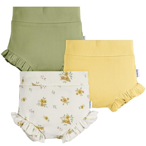 Image of Gerber Baby-Girls 3-Pack Bubble Shorts