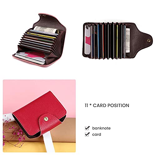 Full Leather Card Cases for Women 11 Card Position 10 Colors Small Women's Wallet4