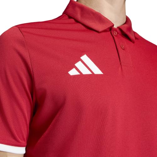 adidas Herren Entrada26 Polo Shirt, Team Power Red 2/White, M Tall – Ansicht 4