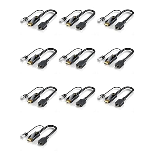 Câble adaptateur convertisseur vers Displayport 4K 60Hz lot de 10 pièces pour écran et PC
