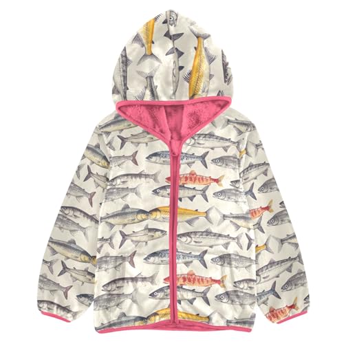 CHIFIGNO Green Tractor Toddler Girl Hoodie Toddler Zip up Hoodie Girl Toddler Girl Winter Jacket Thick Warm Outerwear