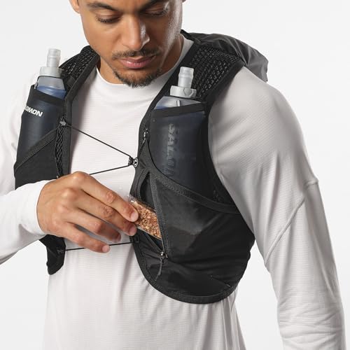 Image of Salomon Unisex Active Skin 8, Hydration & Storage Vest with 500ml Flasks Included