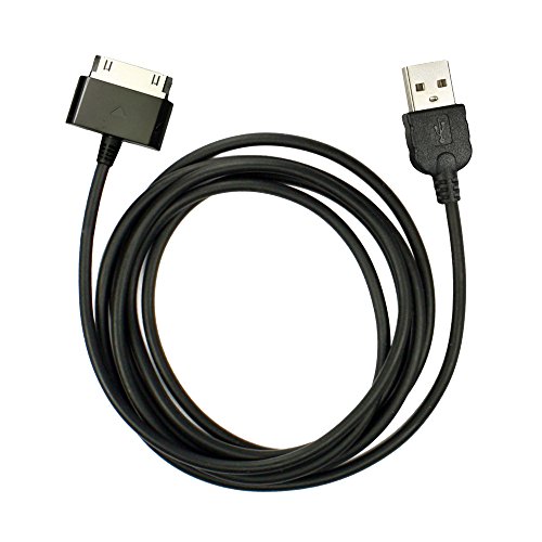 Fenzer Black USB Data Sync Charger Cable for Samsung Galaxy Tablet 2 7.0\" Plus 7.7\" 8.9\" 10.1\" 10.1v