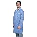 Smock, Statshield? Series, ESD Safe, Lab Coats with Snaps, Blue, Small