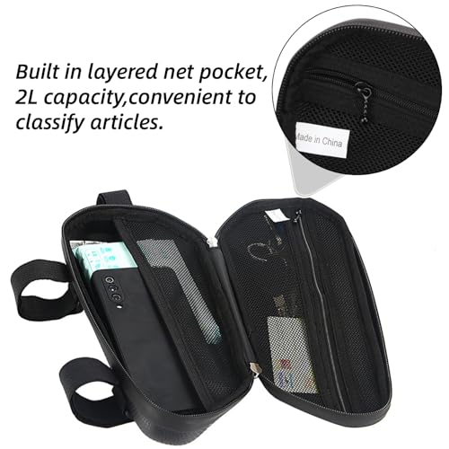 Bolsa lateral rígida impermeable para moto, 2 litros miniatura 4