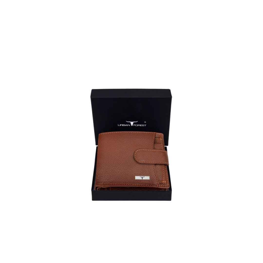 URBAN FOREST Oswald Redwood Leather Wallet for Men