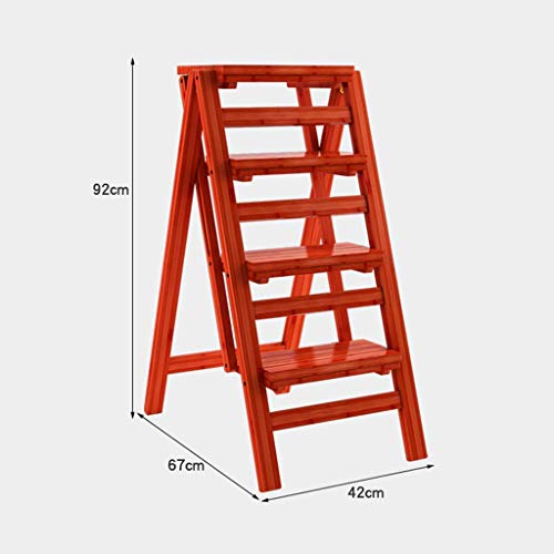 Porte-fleurs étagère ménage multifonction intérieur avec marches pliantes - 3