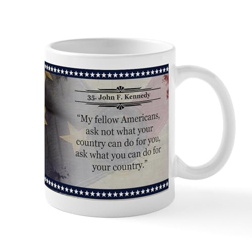 Taza Café Cerámica 11 oz CaféPress John F. Kennedy miniatura 2