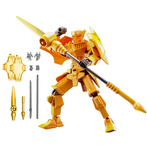 Modelo de figura de acción, figura articulada de robot, 13 cm, coleccionables únicos, acción de robot móvil multiarticulada para decoración de escritorio