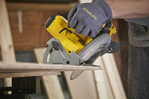 Stanley FatMax 18V Akku-Handkreissäge SFMCS500B (werkzeuglose Schnitttiefen- und Winkeleinstellung bis 50°, mit… – Bild 5