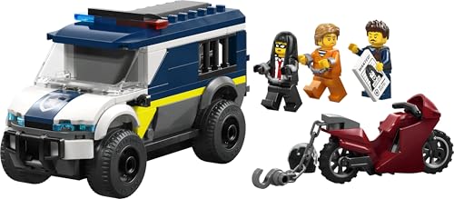 Image of LEGO City Police Prisoner Transport Van - Police Toy for Boys and Girls Ages 6+ - 60479