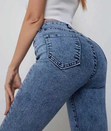 Skinny Jeans for Women Stretchy High Waist Slim Fit Tight Fitted Tummy Control Denim Pants Trendy Jeans Jeggings2