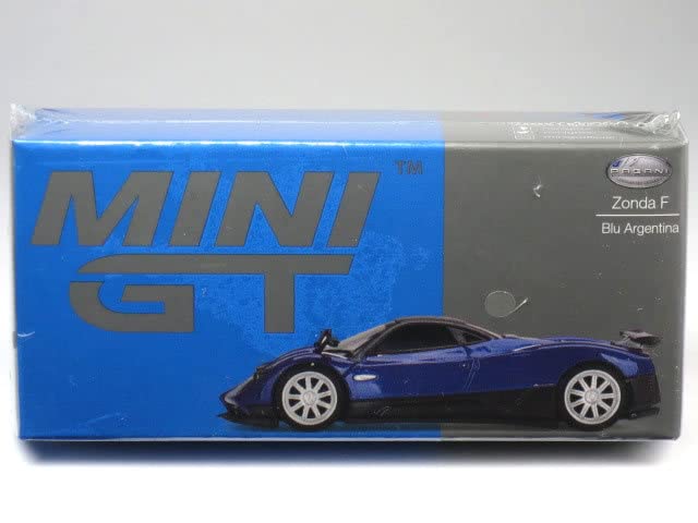 MINI GT　パガーニ ゾンダ F (アルゼンチンブルー) チェイスカー Mini GT 1:64 Pagani Zonda F Diecast Model Car Blu Argentina