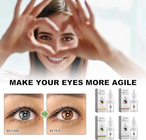 Image of Fancy Drops Change Your Eye Colour, Eye Colour Changing, IrisInk Eye Drops, Eye Colour Changing Drops, Colour Changing Eye Drops, Change Eye Colour Drops (C)