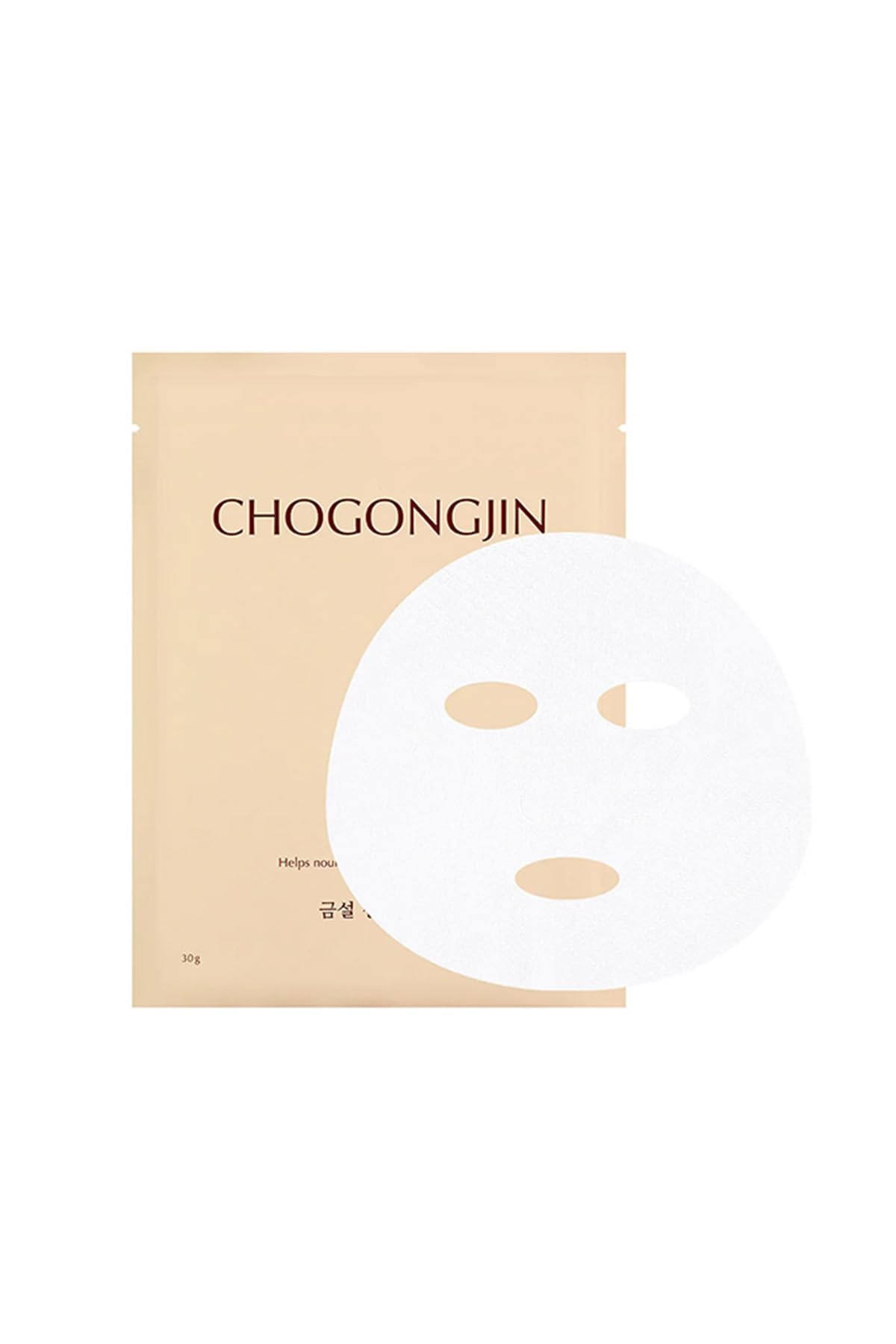 Chogongjin Geumsul Jin Mask - Authentic K-Beauty Traditional Herbal Sheet Mask - Nourishing Firming Treatment - Single Use