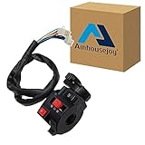 Amhousejoy 5-Function 9 Wire Chinese ATV Left Side Control Switch Assembly Kill Start Light Choke Switch for 150cc 200cc 250cc 300cc ATVs