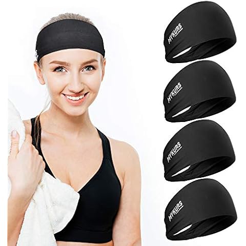 MYKURS Moisture Wicking Sports Headbands Cover