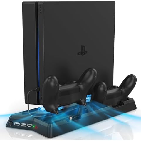 KEKUCULL PS4 Charging Dock and Stand Cover