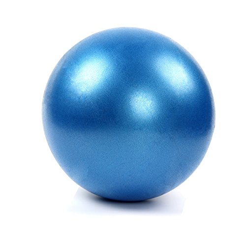 Mini pelota de yoga o pilates, de la marca Latinaric, 25 cm, color azul, tamaño mini